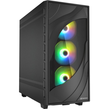 Case sharkoon rebel c80m rgb midi-tower atx nero [4044951041145]
