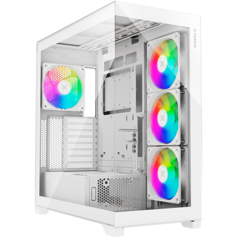 Case xilence gleam midi tower atx bianco [x818.w.argb]