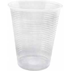 Bicchieri monouso dopla in plastica 200ml trasparente 100pz [02361]