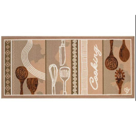 Tappeto da cucina olivo tappeti new smile antiscivolo in nylon 57x190cm