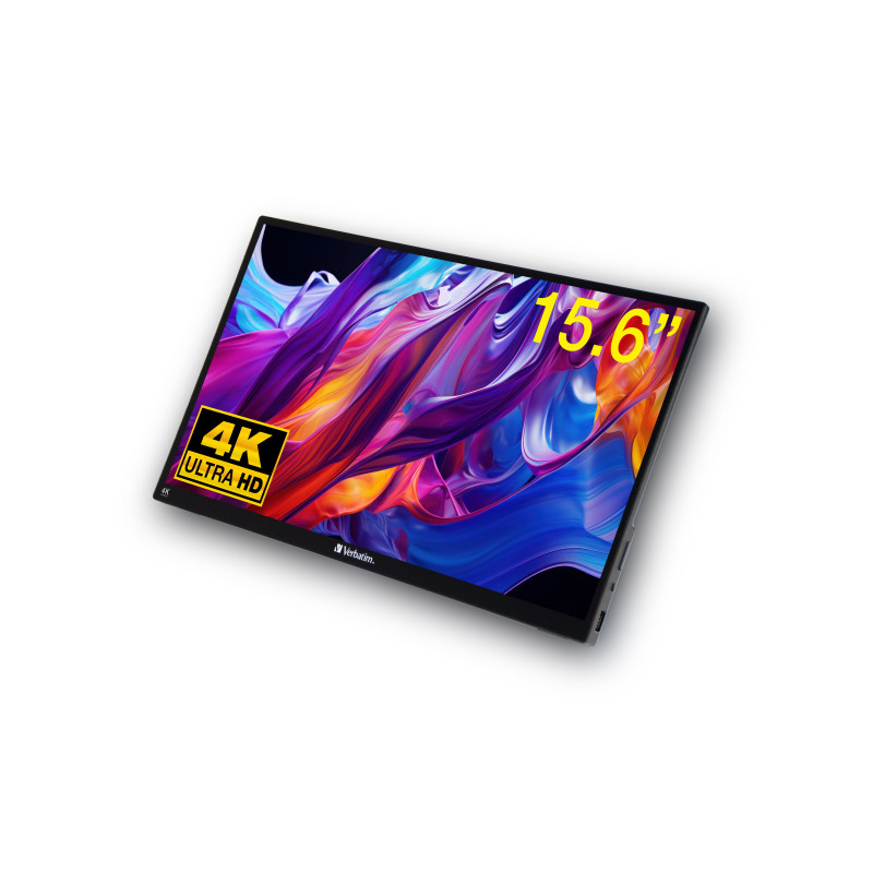 Monitor touch led 15.6" verbatim 32238 portatile 4k ultra hd