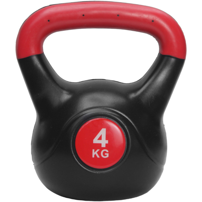 Kettlebell fitpaddy 4kg rosso/nero [kb1x4]