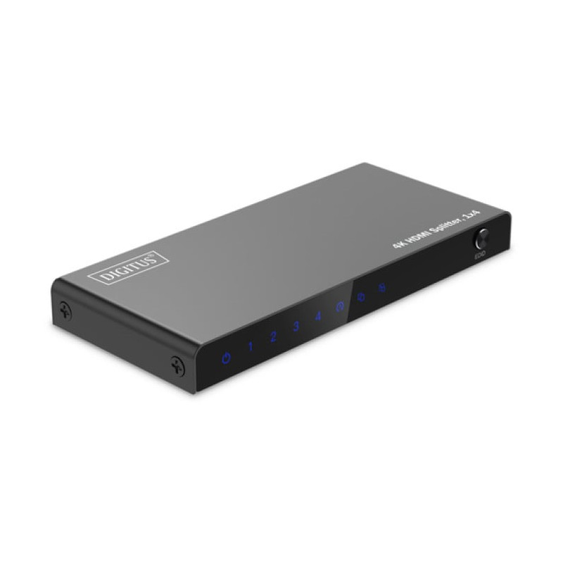 Splitter hdmi digitus 4xhdmi 2.0 4k/60hz nero [ds-55337]