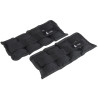 Pesi fitpaddy per caviglie/polsi 1kg nero [akww2x1bk]