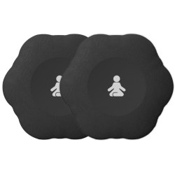 Tappetini yoga fitpaddy per ginocchia/gomiti nero [ygpad01bk]