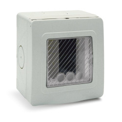 Contenitore autoportante ave stagno ip55 per tubo sportello con membrana