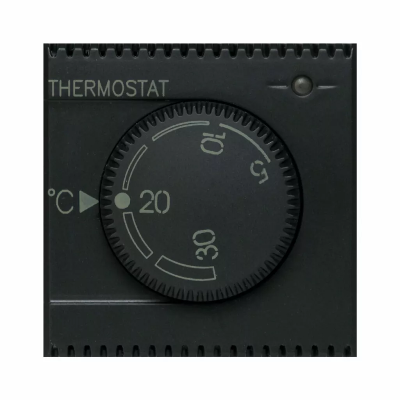 Termostato ave tekla s44 con manopola 230v grigio opaco