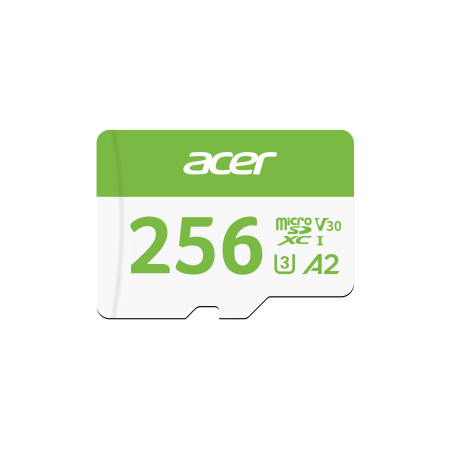 Scheda memoria 256gb acer msc300 classe 10 bianco/verde [bl.9bwwa.323]