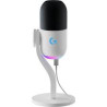 Microfono logitech g yeti gx led rgb/lightsyn/mac-pc/usb-c