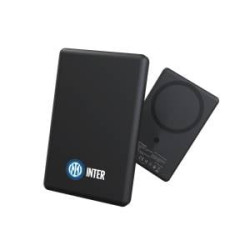 Batteria portatile techmade inter powerbank 5000mah/wireless/magnetico/slim/7.9mm/nero