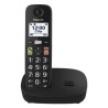 Telefono cordless panasonic tgu110exb tasti grandi singolo nero [kx-tgu110exb]