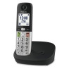 Telefono cordless panasonic tgu410exb tasti grandi argento/nero [kx-tgu410exb]