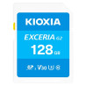128gb scheda sdxc kioxia exceria g2 class10 uhs-i u3 v30 blu