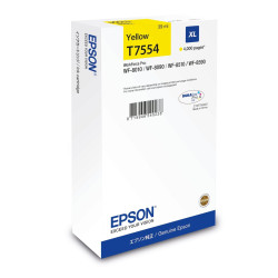 Cartuccia epson t7554 originale/per wf8000/stampa:giallo/xl/4000pagine/39ml/1pz[c13t75544n]