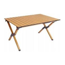 Tavolo turistico promis st90 60x87x45cm beige/marrone [st90]