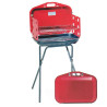 Barbecue a carbone filcasalinghi valigetta con graticola 48x36x77cm