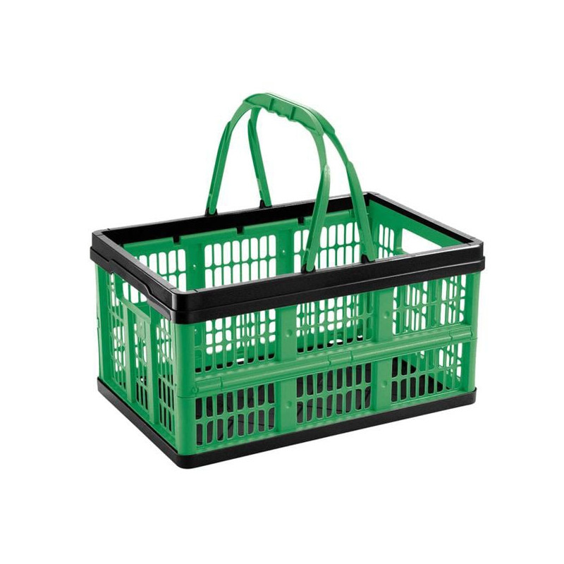 Cesto portaoggetti tontarelli pieghevole con maniglie 16l 39x25x21cm