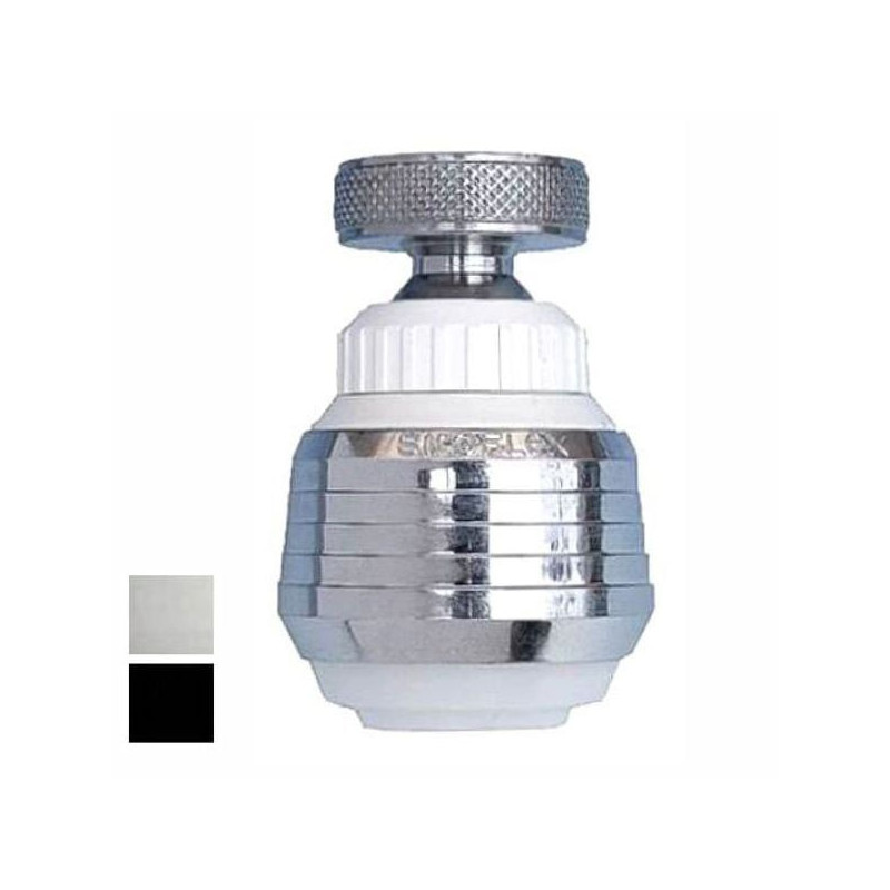 Rompigetto snodato siroflex 2505/0s f22 cromo/bianco [2505/0s]