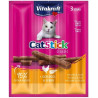 Bastoncini vitakraft mini kabanosy con pollame e fegato per gatti