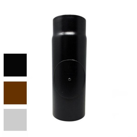 Tubo smaltato ala 12x25 ispezionabile bianco [s10 120 350 155]