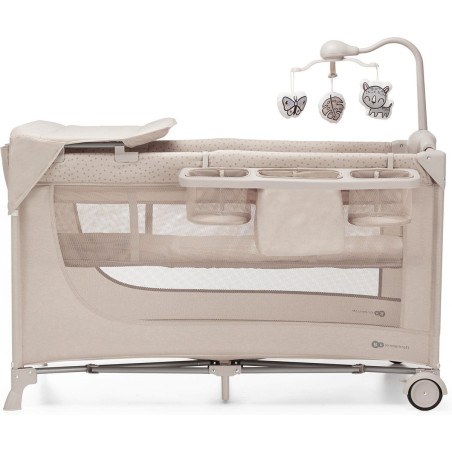 Lettino da viaggio kinderkraft joy 2 3in1 76.5x73x129cm carico15kg