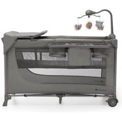 Lettino da viaggio kinderkraft joy 2 3in1 76.5x73x129cm carico15kg