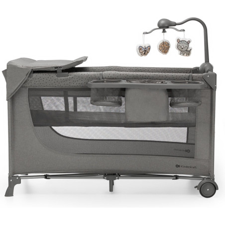 Lettino da viaggio kinderkraft joy 2 3in1 76.5x73x129cm carico15kg