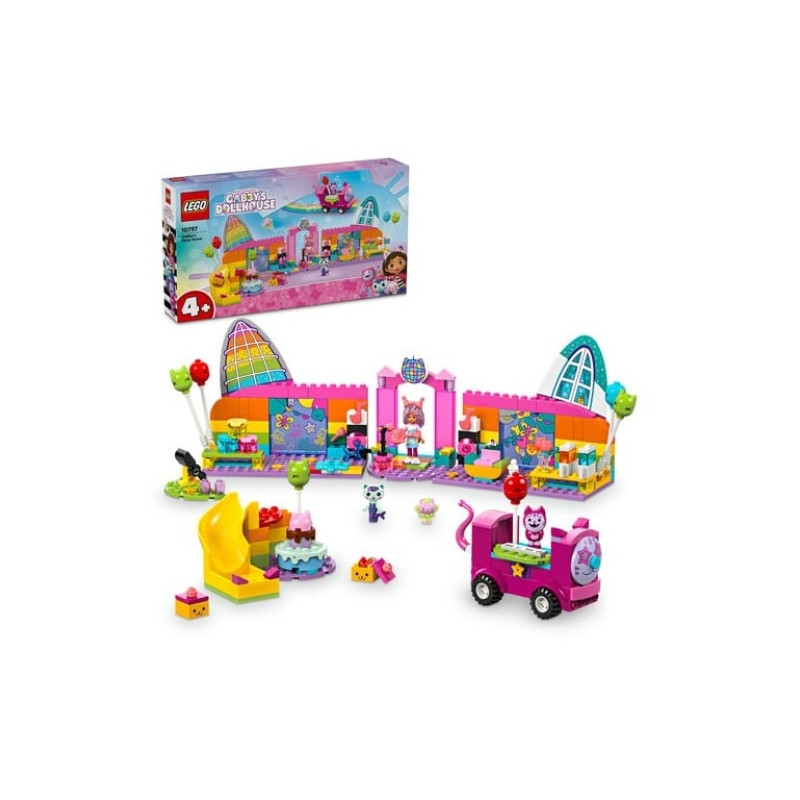 Lego 10797 gaby's dollhouse la stanza della festa di gabby 252pz