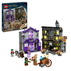 Lego harry potter 76436 ollivander e le vesti di madam malkin 744pz