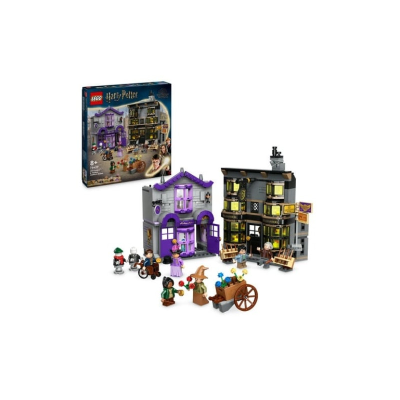 Lego harry potter 76436 ollivander e le vesti di madam malkin 744pz