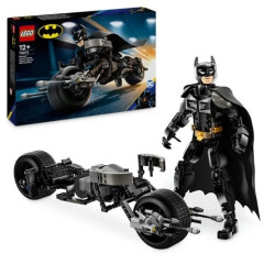 Lego 76273 personaggio costruibile di batman con bat-pod 713pz