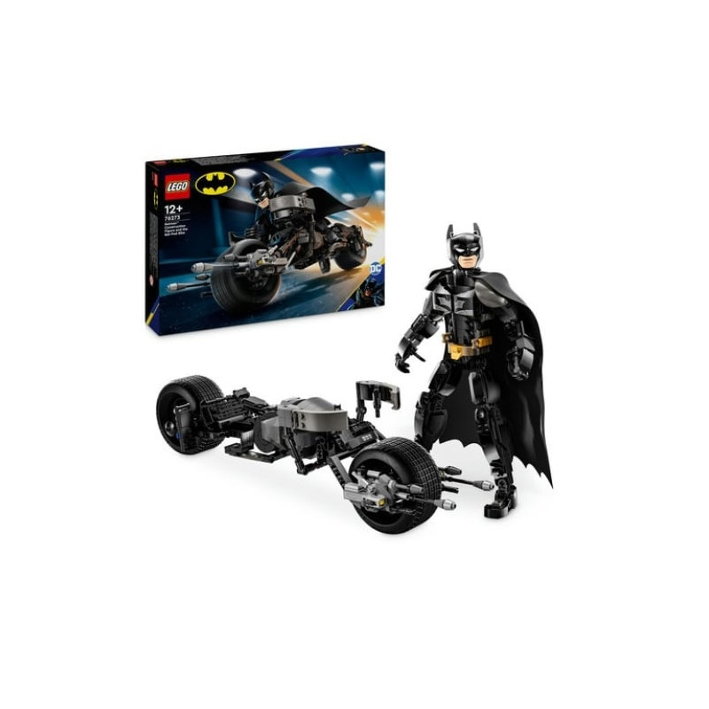 Lego 76273 personaggio costruibile di batman con bat-pod 713pz