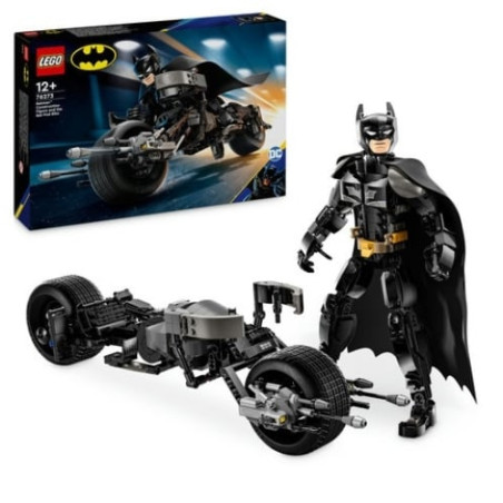 Lego 76273 personaggio costruibile di batman con bat-pod 713pz