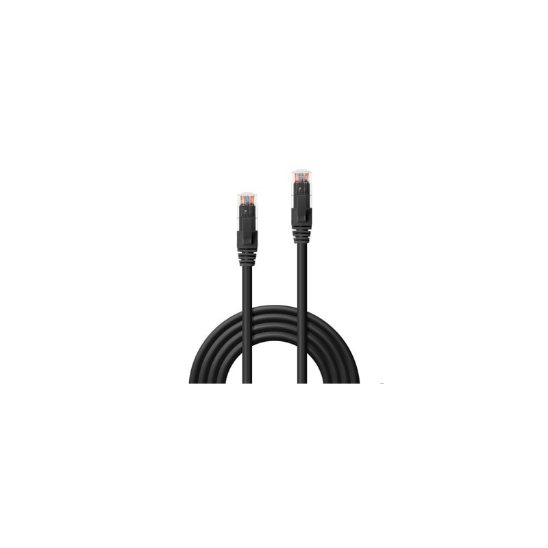 Cavo di rete lindy cat.6 u/utp rj-45 a rj-45 m/m 5m nero