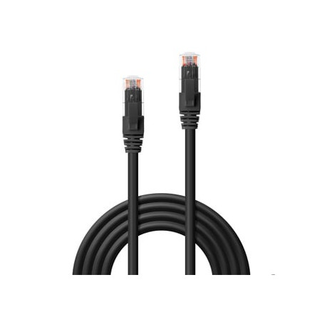 Cavo di rete lindy cat.6 u/utp rj-45 a rj-45 m/m 5m nero
