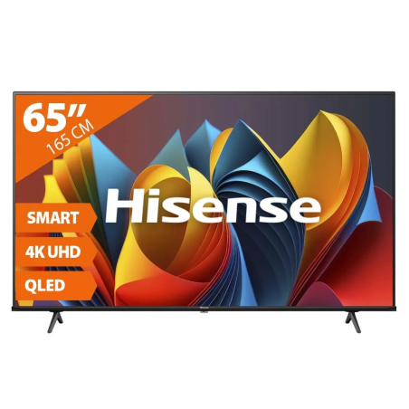 Tv led 65" hisense 4k uhd 3840x2160p smart tv classe e nero
