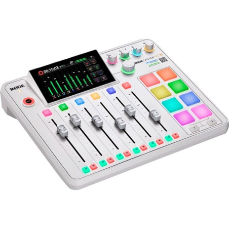 Mixer audio rode rodecaster pro ii rcpiiw 4 canali bianco [rcpiiw]