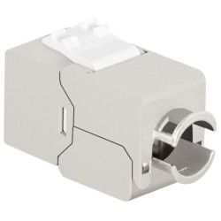 Frutto logilink keystone nk4067 schermato rj45 cat.8.1 bianco