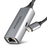 Adattatore usb axagon ade-txpd tipo-c 3.2 grigio [amaxnkpadetxpd1]