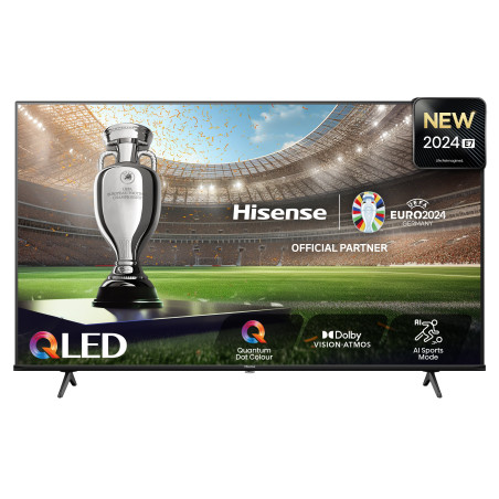 Tv qled hisense 50'' 50e7nq 4k uhd 3840x2160p smart tv classe