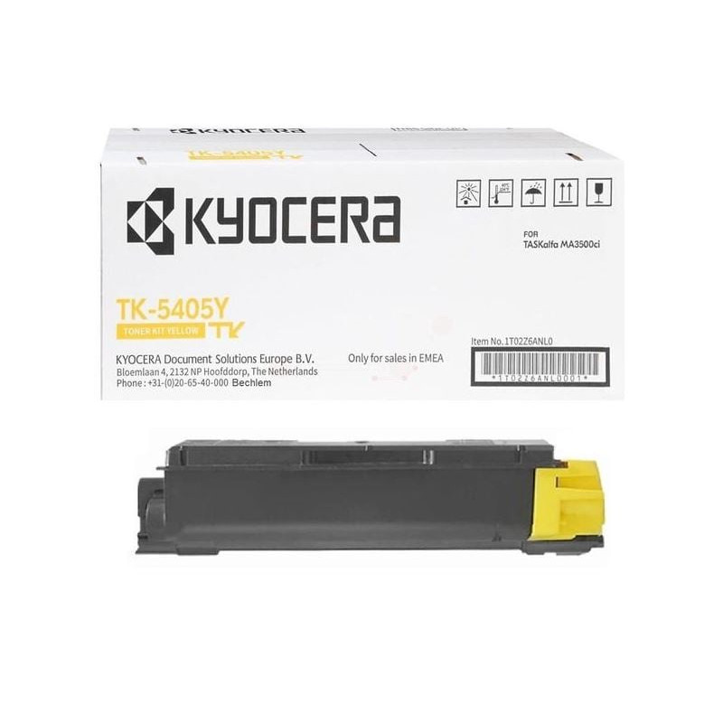 Toner kyocera tk-5405 taskalfa ma3500ci 10000 pagine giallo [1t02z6anl0]