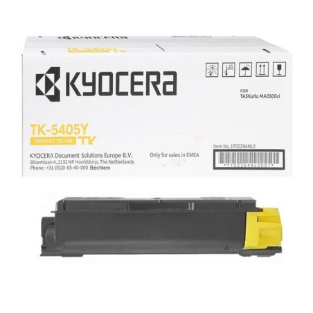 Toner kyocera tk-5405 taskalfa ma3500ci 10000 pagine giallo [1t02z6anl0]