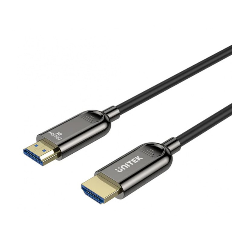 Cavo ottico unitek c11085gy01-15m hdmi 2.1 aoc 48gbps 15m nero
