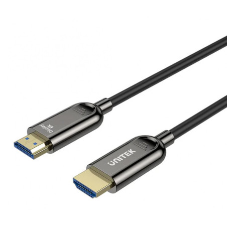 Cavo ottico unitek c11085gy01-15m hdmi 2.1 aoc 48gbps 15m nero