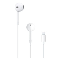 Auricolari apple earpods lightning con microfono bianco [mwty3zm/a]