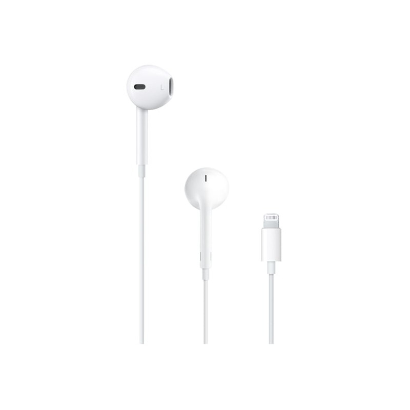 Auricolari apple earpods lightning con microfono bianco [mwty3zm/a]