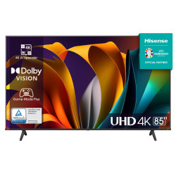 Tv led 85" hisense 85a6n 4k ultra hd 3840x2160p smart tv classe