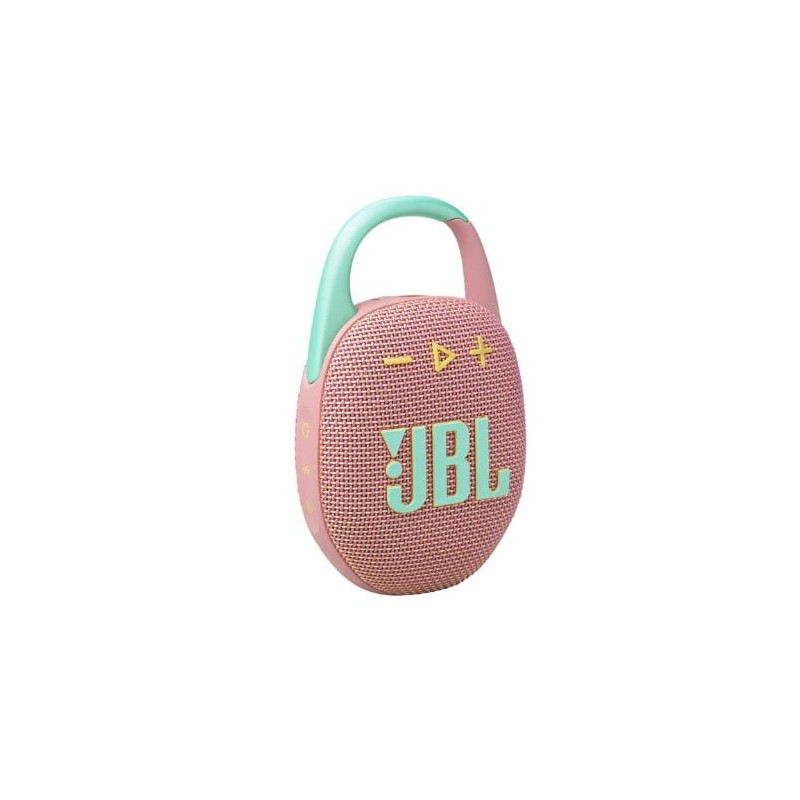 Altoparlante jbl clip 5 wireless/bluetooth 7w rosa