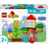 Lego duplo peppa pig casetta sull'albero da giardino multicolore
