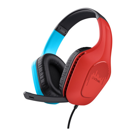 Cuffie trust gxt 416s zirox da gaming cablato con microfono multicolore